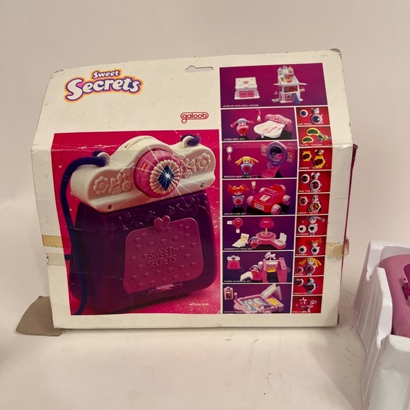 Vintage 1985 Sweet Secrets‎ Purse Playpark #4603 Galoob Incomplete With Box Read - Picture 6 of 16